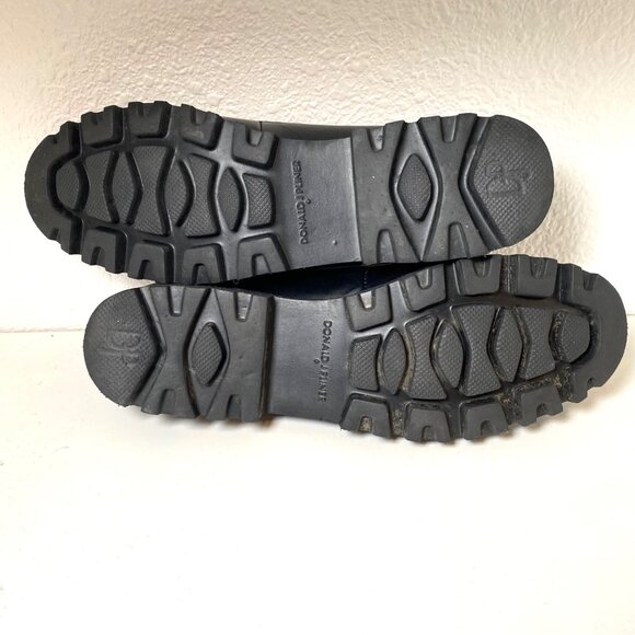 Donald J. Pliner Rowin Chunky Platform Leather Loafers Black Leopard 10 - Picture 5 of 8